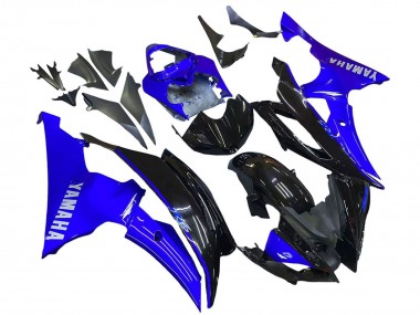 Carenados Moto Yamaha YZF 600 R6 2008-2016 - Azul Negro Brillante Fábrica