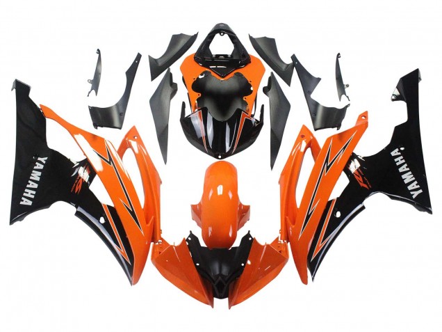 Carenados Moto Yamaha YZF 600 R6 2008-2016 - Naranja Negro Fábrica