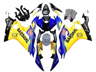 Carenados Moto Yamaha YZF 600 R6 2008-2016 - Amarillo Azul Negro Bardahl Fábrica