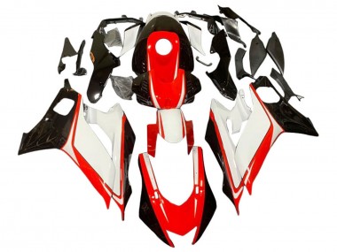 Carenados Moto Yamaha YZF 600 R6 2017-2023 - Blanco Rojo Negro Brillante Fábrica