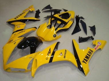 Carenado Moto Yamaha YZF R1 2004-2006 - Amarillo Negro Brillante Fábrica
