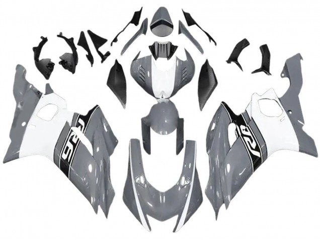 Carenados Moto Yamaha YZF 600 R6 2017-2023 - Nardo Gris Blanco Fábrica
