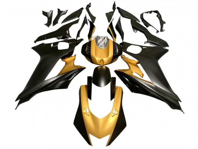 Carenados Moto Yamaha YZF 600 R6 2017-2023 - Oro Negro Mate Fábrica