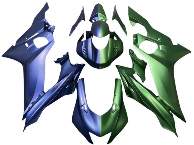 Carenados Moto Yamaha YZF 600 R6 2017-2023 - Azul Verde Fábrica