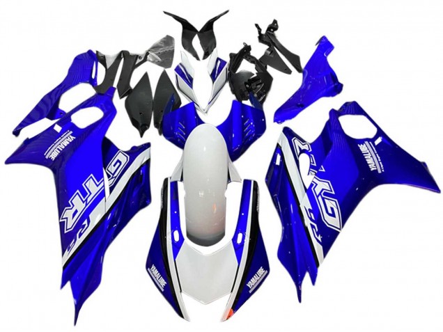 Carenados Moto Yamaha YZF 600 R6 2017-2023 - Blanco Azul GYTR Fábrica