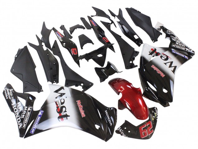 Carenados Moto Honda CBR250RR 2011-2015 - Negro Brillante Blanco West Rojo HRC 62 Fábrica