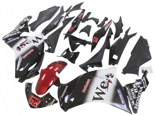 Carenados Moto Honda CBR250RR 2011-2015 - Negro Brillante Blanco West Rojo HRC 62 Fábrica