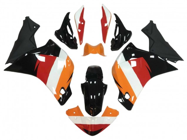 Carenados Moto Honda CBR250RR 2011-2015 - Naranja Blanco Rojo Negro Brillante Fábrica