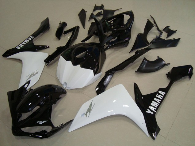Carenados Moto Yamaha YZF R1 2007-2008 - Blanco Negro Fábrica