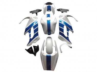 Carenados Moto Honda VTR1000F 1997-2005 - Blanco Azul Fábrica