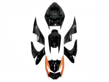 Carenados Moto Kawasaki Z1000 2003-2006 - Negro Brillante Naranja Fábrica