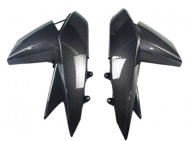 Carenados Moto Kawasaki Z1000 2010-2013 - Negro FibraCarbono Fábrica