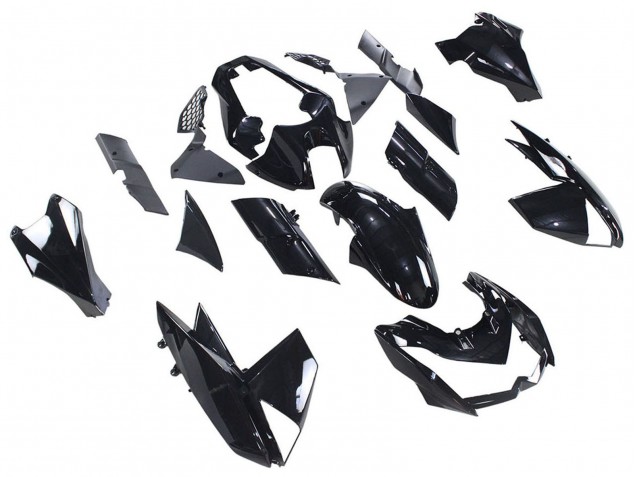 Carenados Moto Kawasaki Z1000 2010-2013 - Negro Brillante Fábrica