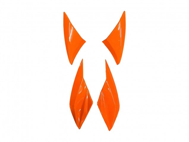 Carenados Moto Kawasaki Z1000 2010-2013 - Naranja Negro Brillante Fábrica