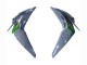 Carenados Moto Kawasaki Z1000 2014-2019 - Negro Verde Gris Fábrica