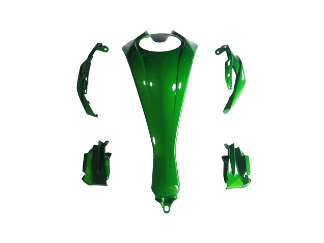 Carenados Moto Kawasaki Z1000 2014-2019 - Negro Verde Gris Fábrica