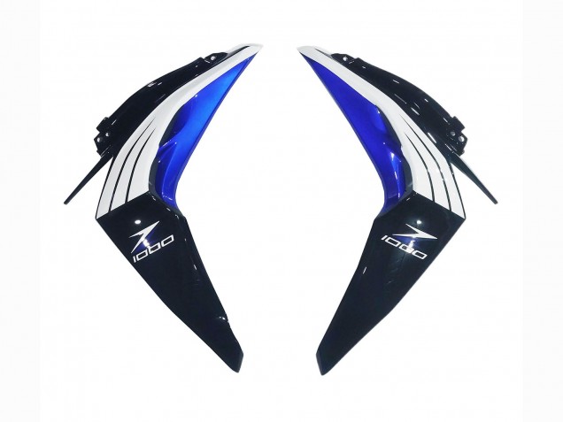 Carenados Moto Kawasaki Z1000 2014-2019 - Blanco Azul Negro Fábrica