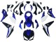 Carenados Moto Kawasaki Z1000 2014-2019 - Blanco Azul Negro Fábrica
