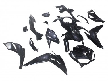 Carenados Moto Kawasaki Z1000 2014-2019 - Negro FibraCarbono Fábrica