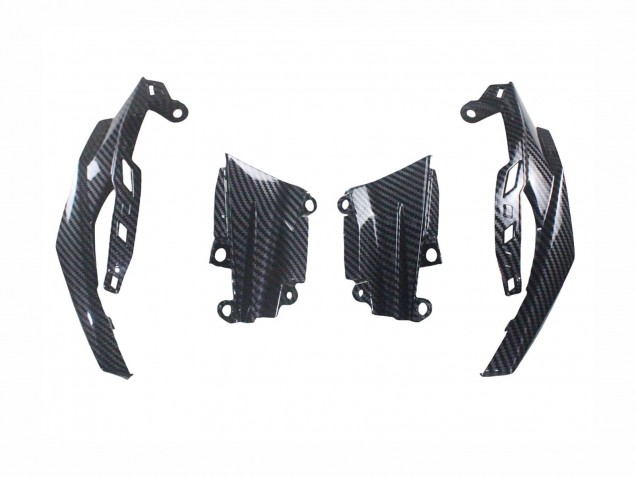 Carenados Moto Kawasaki Z1000 2014-2019 - Negro FibraCarbono Fábrica