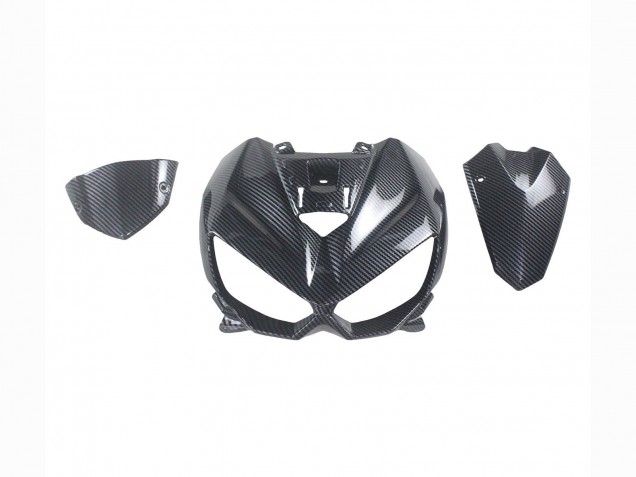 Carenados Moto Kawasaki Z1000 2014-2019 - Negro FibraCarbono Fábrica