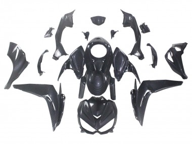 Carenados Moto Kawasaki Z1000 2014-2019 - Negro FibraCarbono Fábrica