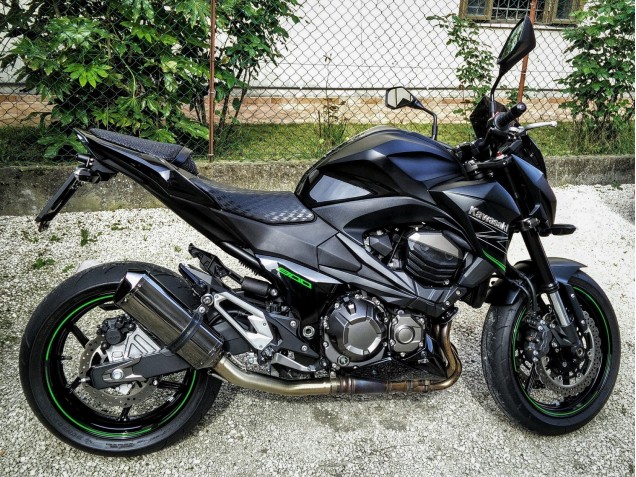 Carenados Moto Kawasaki Z1000 2014-2019 - Negro Verde Fábrica
