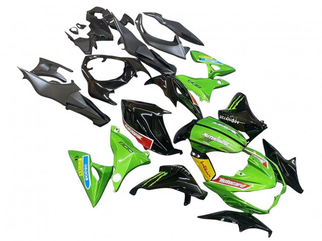 Carenados Moto Kawasaki Z800 2013-2018 - Verde Negro Brillante Rojo Amarillo Fábrica