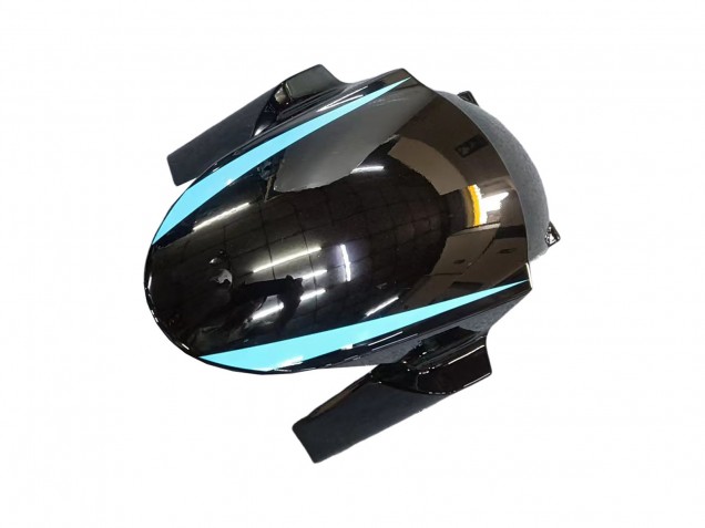 Carenados Moto Kawasaki Z800 2013-2018 - Azul Claro Negro Brillante Fábrica