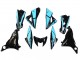 Carenados Moto Kawasaki Z800 2013-2018 - Azul Claro Negro Brillante Fábrica