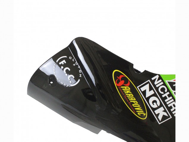 Carenado Moto Kawasaki ZX12R 2002-2006 - Verde Negro Brillante Elf Touch4 Monstruo Fábrica