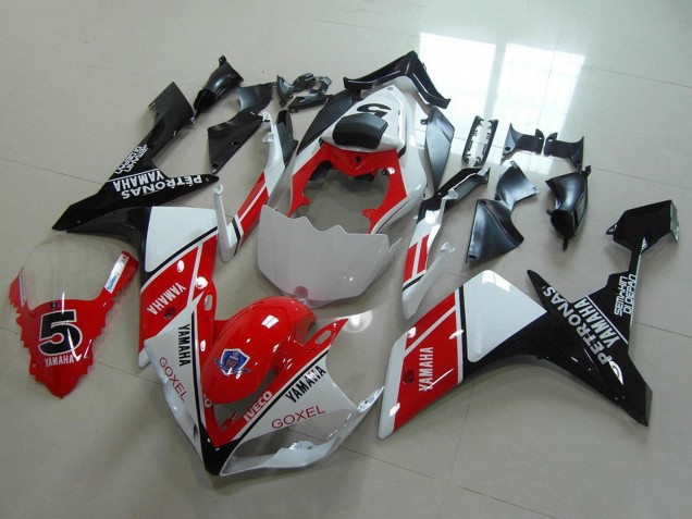 Carenados Moto Yamaha YZF R1 2007-2008 - Blanco Rojo Negro Petronas Goxel Fábrica