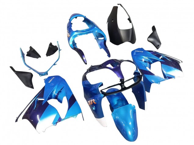 Carenados Moto Kawasaki ZX9R 2000-2001 - Azul Negro Fábrica