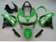 Carenados Moto Kawasaki ZX9R 2000-2001 - Verde Plata Negro Fábrica
