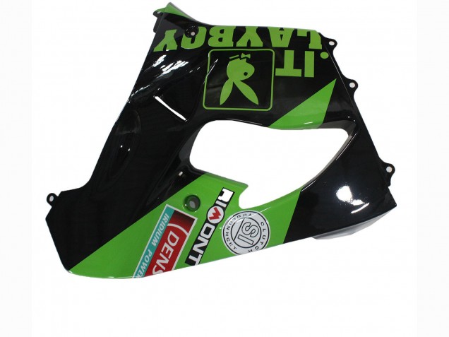 Carenados Moto Kawasaki ZX9R 2000-2001 - Verde Negro Playboy DENSO Fábrica