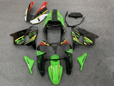 Carenados Moto Kawasaki ZX9R 2000-2001 - Verde Naranja Negro Fábrica