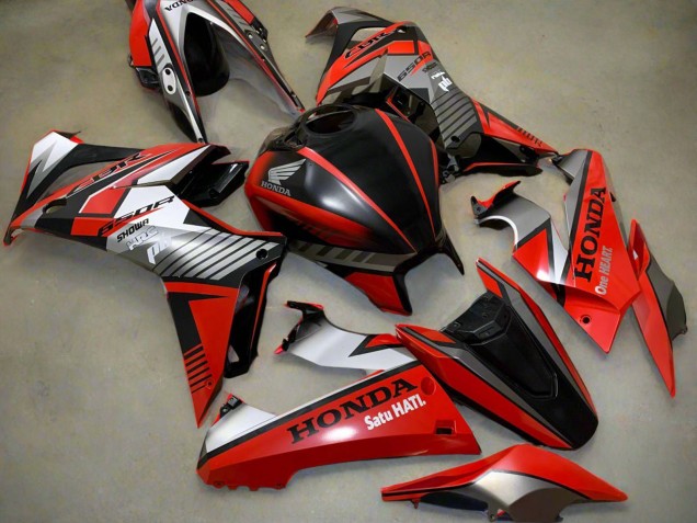Carenados Moto Honda CBR650R 2019-2020 - Plata Rojo Negro Brillante Fábrica