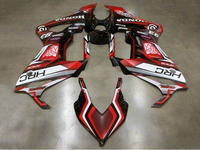 Carenados Moto Honda CBR650R 2019-2020 - Blanco Rojo Negro Brillante HRC Fábrica