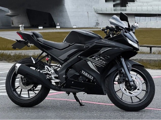 Carenados Moto Yamaha YZF R15 2018-2024 - Negro Mate Fábrica