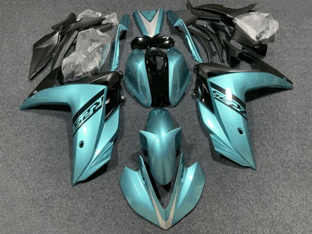 Carenados Moto Yamaha YZF R3/R25 2015-2018 - Azul Claro Negro Fábrica
