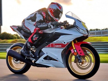 Carenados Moto Yamaha YZF R125 2019-2024 - Blanco Rojo Amarillo Fábrica