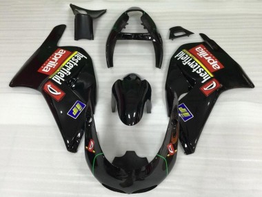 Carenados Moto Aprilia RS250 1995-1997 - Negro Brillante Rojo Fábrica