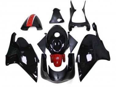 Carenados Moto Aprilia RS250 1999-2004 - Negro Brillante Rojo Fábrica