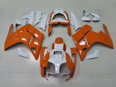 Carenados Moto Yamaha FJR1300 2007-2012 - Naranja Blanco Fábrica