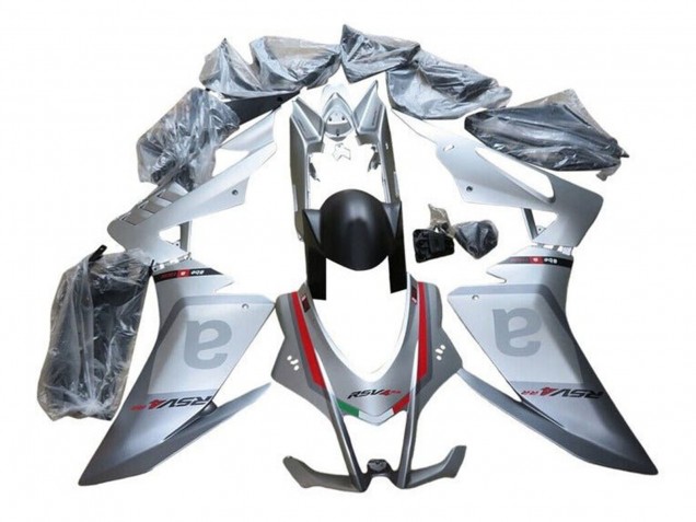 Carenados Moto Aprilia RSV4 1000 2016-2020 - Plata Gris Rojo Negro Fábrica