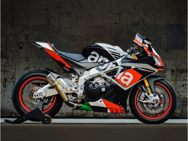 Carenados Moto Aprilia RSV4 1000 2016-2020 - Negro Mate Plata Rojo Verde Fábrica