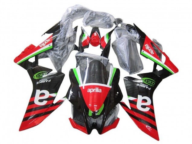 Carenados Moto Aprilia RSV4 1000 2016-2020 - Rojo Negro Verde Raya Fábrica