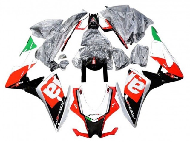 Carenados Moto Aprilia RSV4 1000 2016-2020 - Rojo Negro Plata Verde Fábrica
