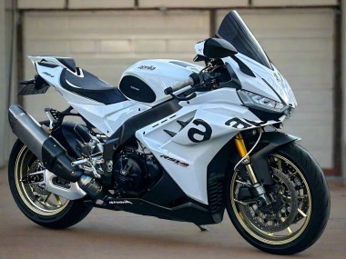Carenados Moto Aprilia RSV4 1100 2021-2024 - Blanco Negro Fábrica