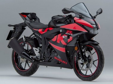 Carenados Moto Suzuki GSXR125 2017-2025 - Negro Rojo Fábrica